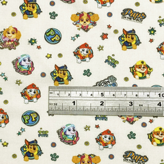 Crafty by Chatham Glyn 100% Cotton Paw Patrol Digitally Printed Licensed Fabric 140cm Wide for Quilting, Sewing, Dressmaking, Home Decor