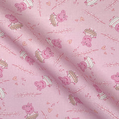 Crafty By Chatham Glyn Peppa Pig Fabric 100% Cotton