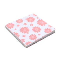 CraftsFabrics 2,5'' x 44'' Floral &amp; Checkered 42Pcs Charm Pack Tissu prédécoupé 100% coton pour quilting, scrapbooking, couture, patchwork