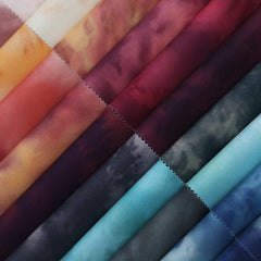 CraftsFabrics 2,5 x 44 Zoll, Blumen- und Karomuster, 42-teiliges Charm-Pack, 100 % Baumwolle, vorgeschnittener Stoff zum Quilten, Scrapbooking, Nähen, Patchwork