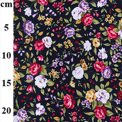 Rose & Hubble-Floral Printed Premium 100% Cotton Poplin Fabric 112cm Wide  Crafts, Dressmaking, Quilting