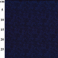 Rose &amp; Hubble Antik-Blumen-Popeline, 100 % Baumwolle, Copen Blue