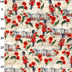 Poppy Parade 100% Cotton Poplin Fabric