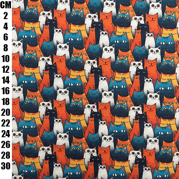 Rose &amp; Hubble, Himmelblauer Stoff mit kleinen Blümchenmustern, Meterware/Halbmeter/Fat Quarter, 100 % Baumwoll-Popeline zum Quilten, Schneidern (CP0938 SKY) 