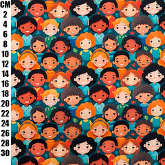 Joyful Friends 100% Cotton Poplin Fabric