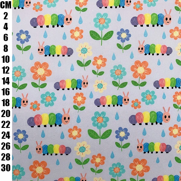 Tissu à petites fleurs bleu ciel Rose &amp; Hubble, popeline 100 % coton, au mètre/demi-mètre, pour le matelassage et la confection de vêtements (CP0938 SKY) 