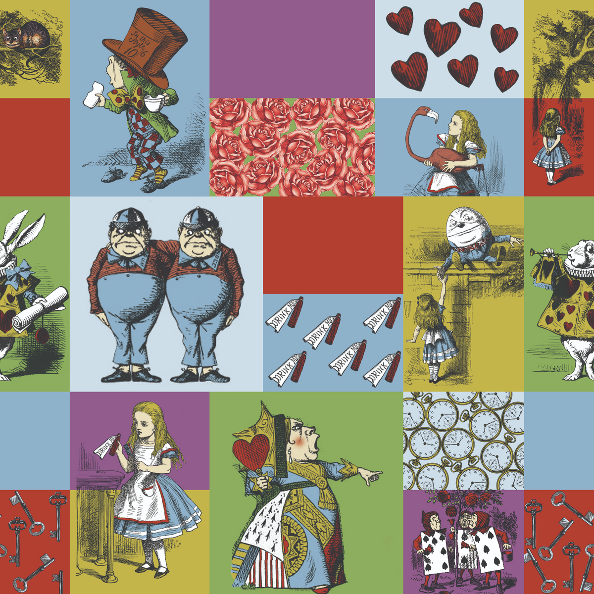 Tissu numérique Mickey Mouse couleur chocolat 100 % coton 145 cm de large, idéal pour l'artisanat, le matelassage, la couture, la confection de vêtements et les loisirs créatifs pour enfants
