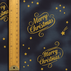 Marry Christmas Printed Fabric 140cm Wide 100% Cotton Christmas Fabric for Quilting, Sewing, Crafts, Dressmaking