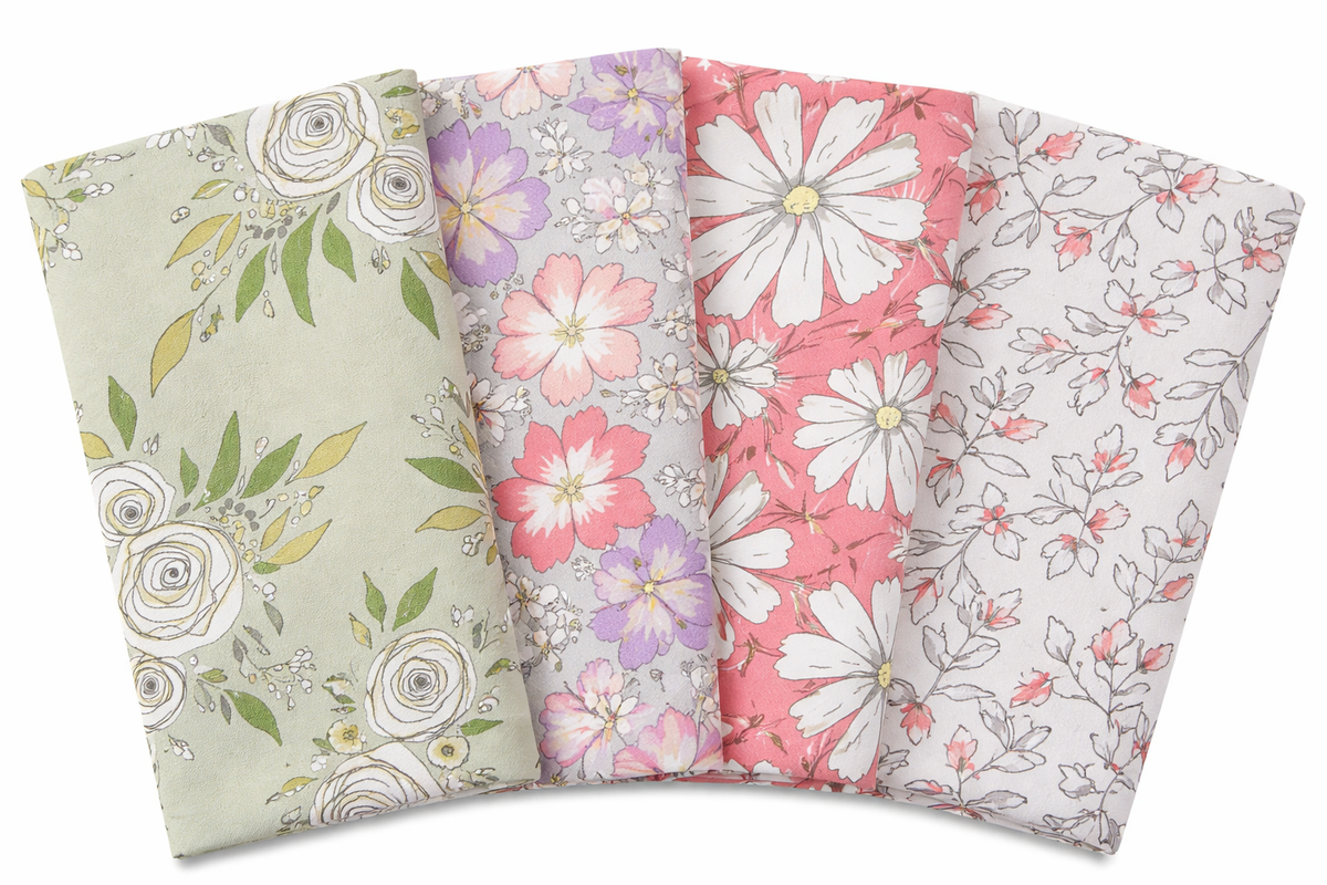 Petal &amp; Pip The Crafty Lass Fat Quarters, 100 % Bio-Baumwolle (2819-00)