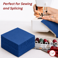 CraftsFabrics Red 100% Cotton 42pcs Plain 5"x 5" Charm Pack