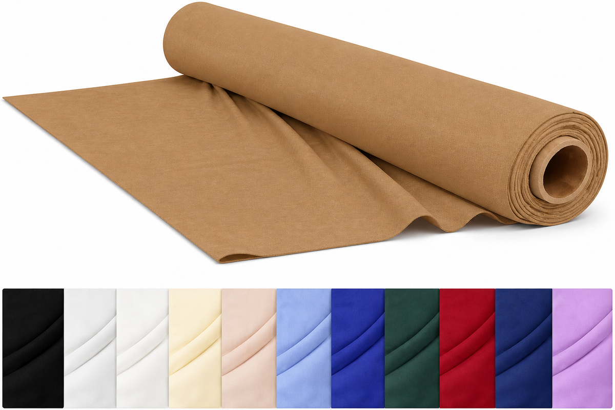 CraftsFabrics Plain Dyed Homespun Cotton Fabric