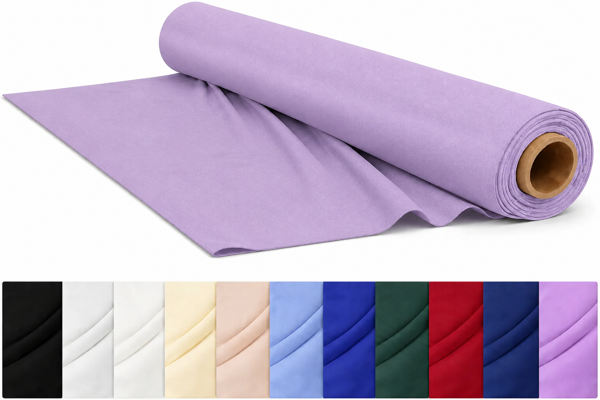 CraftsFabrics Plain Dyed Homespun Cotton Fabric