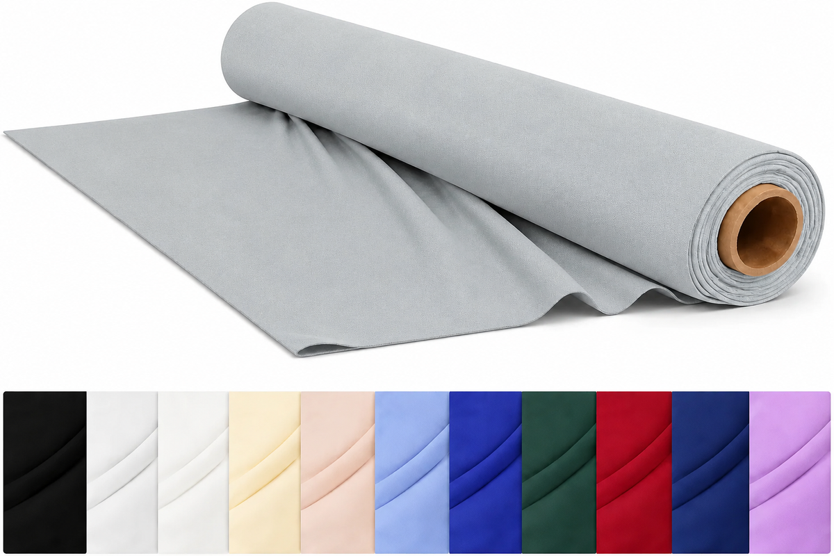 CraftsFabrics Plain Dyed Homespun Cotton Fabric