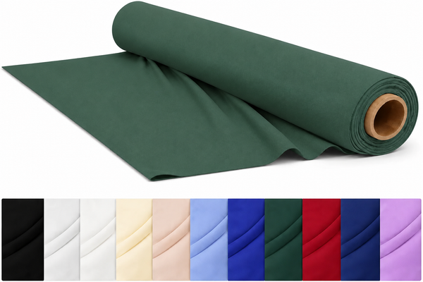 CraftsFabrics Plain Dyed Homespun Cotton Fabric