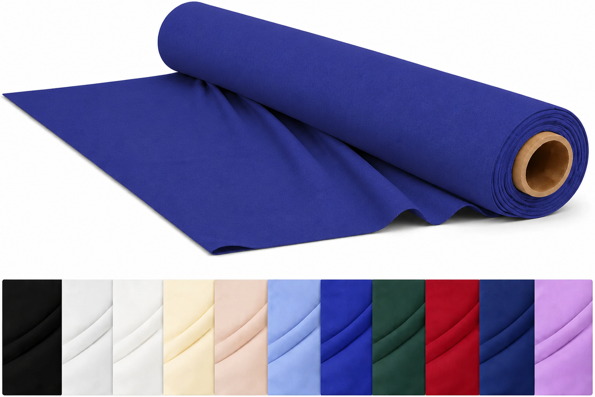 CraftsFabrics Plain Dyed Homespun Cotton Fabric