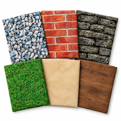 World Textures 100% Cotton 6Pcs Fat Quarter Bundle
