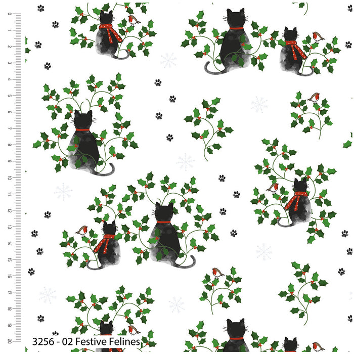 The Craft Cotton Co. Loose Fabric Christmas Pets Printed Christmas Fabric Cotton Fabric
