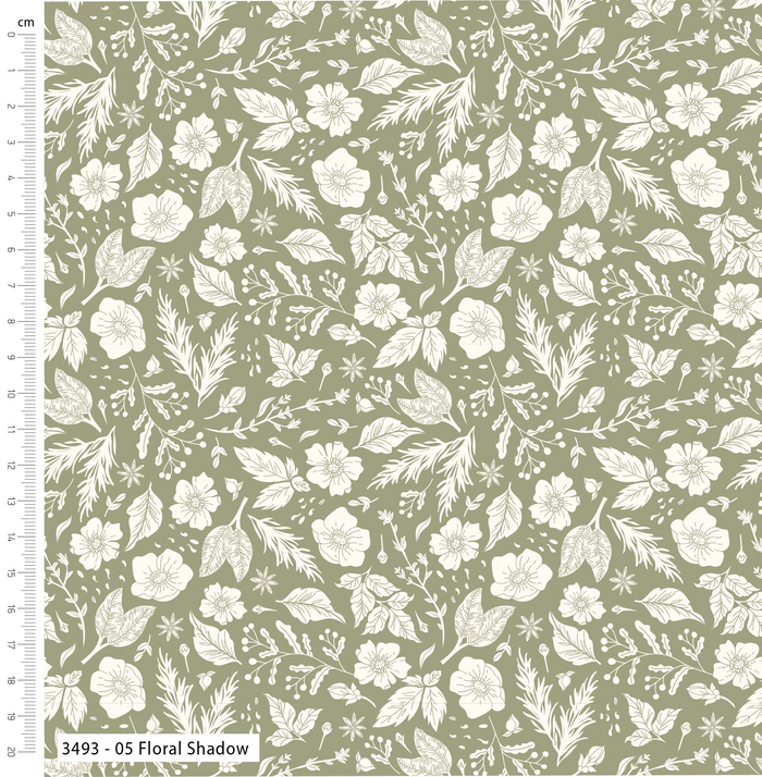 The Craft Cotton Co. Loose Fabric Cinnamon Spice by Kimberley Hind Collection 100% Cotton 112cm Wide Autumnal Spice Prints