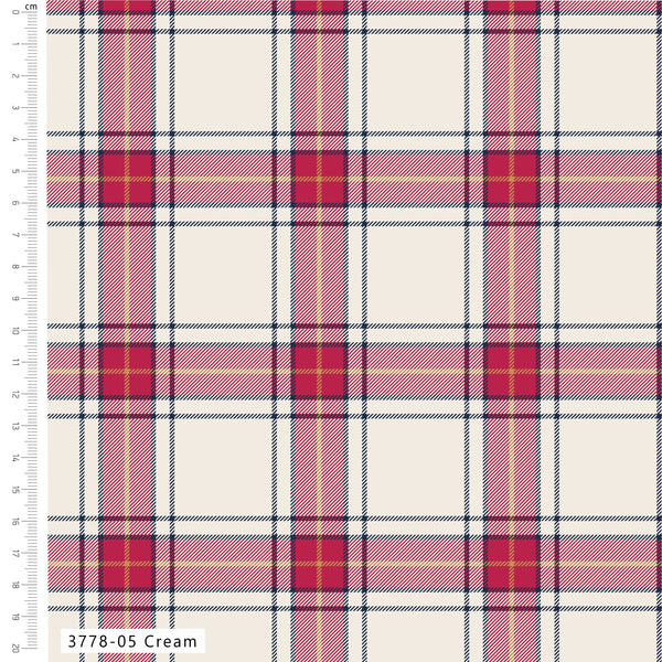 Cosy Checks 112cm Wide 100% Cotton Printed Fabric