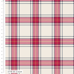 Cosy Checks 112cm Wide 100% Cotton Printed Fabric