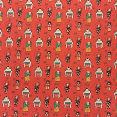 Tissu numérique Mickey Mouse couleur chocolat 100 % coton 145 cm de large, idéal pour l'artisanat, le matelassage, la couture, la confection de vêtements et les loisirs créatifs pour enfants