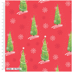 Debbie shore –Premium Cotton Christmas Printed Fabric-100% Cotton - By Meter, Half Meter, Long Quarter or Fat Quarters