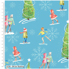 Debbie shore –Premium Cotton Christmas Printed Fabric-100% Cotton - By Meter, Half Meter, Long Quarter or Fat Quarters