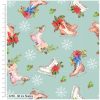 Debbie shore –Premium Cotton Christmas Printed Fabric-100% Cotton - By Meter, Half Meter, Long Quarter or Fat Quarters