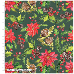 Debbie shore –Premium Cotton Christmas Printed Fabric-100% Cotton - By Meter, Half Meter, Long Quarter or Fat Quarters