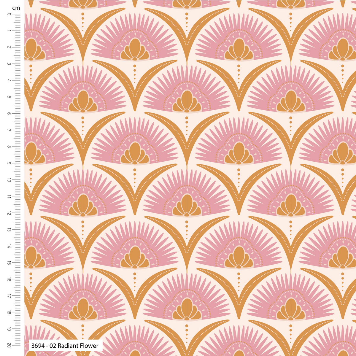 Deco Blooms By Craft Cotton Co. 100% Cotton Digitally Printed Fabric