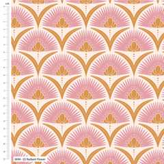 The Craft Cotton Co Deco Blooms 100% Cotton 45x55cm Wide Fat Quarters Bundle for Quilting, Dressmaking, Patchwork