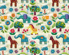 Empee Studio Embroidered Animals - ESDC12