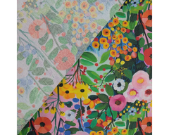 Garden Party Multi 100% Cotton Printed Fabric
