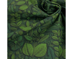 Needlework Leaves 100% Cotton Printed Fabric