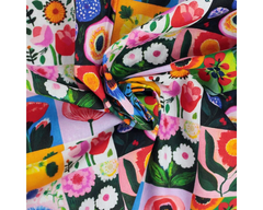 Floral Scrapbook Multi 100% Cotton Printed Fabric