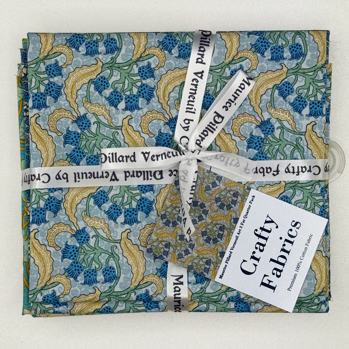Crafty By Chatham Glyn Maurice Pillard 100% Cotton Percale 50x55cm Wide Fat Quarter Bundle for Crafting, Patchwork, Kid's Craft