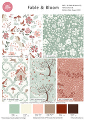 Fable & Bloom 100% Cotton Printed Fabric