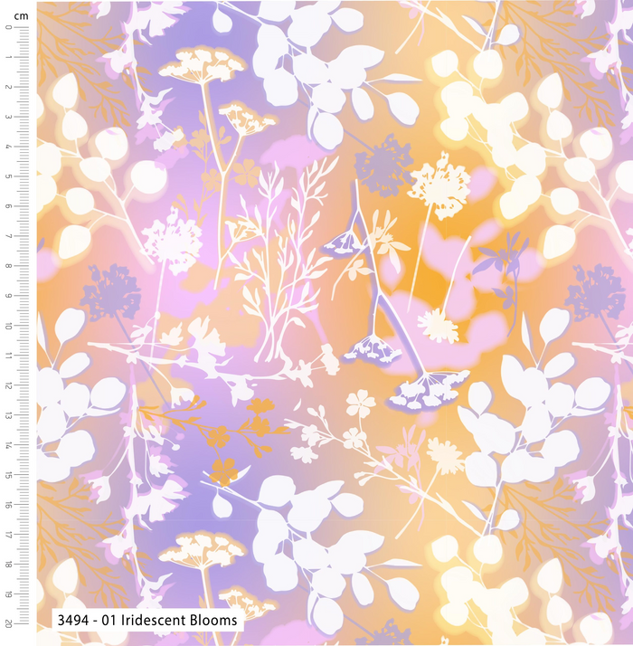 The Craft Cotton Co. Loose Fabric Floral Impressions Collection 100% Cotton Craft Fabric 112cm Wide