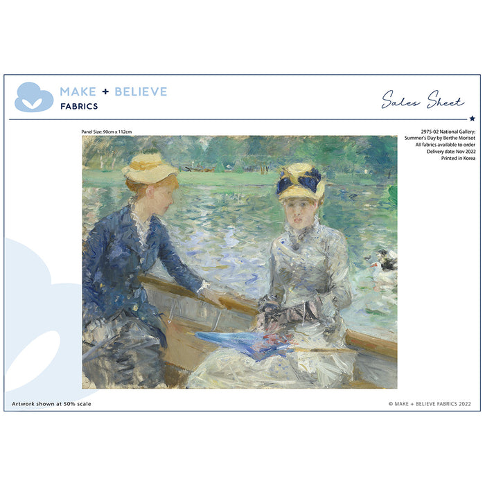 Make + Believe Panel Make + Believe French Impressionist – The National Gallery Cotton Panel