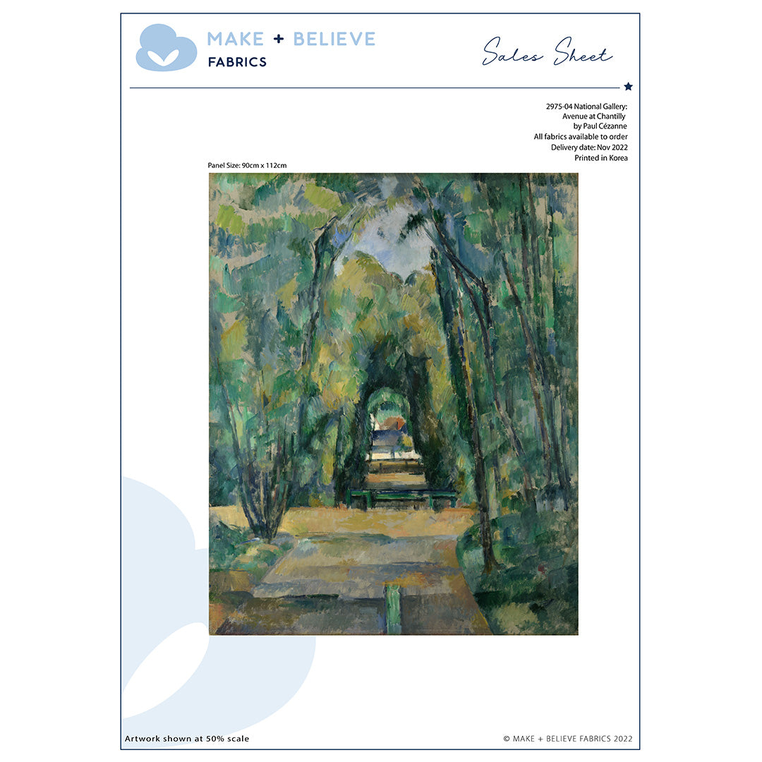 Make + Believe French Impressionist – The National Gallery Cotton Panel