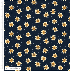 Golden Sunflowers Printed Cotton Digital Fabrics 100% Cotton 112cm Wide Craft Material for Crafting, Quilting,  Dressmaking, Home Décor