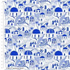 Grecian Blues Victoria Louise Design 100% Cotton Fabric