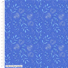 Grecian Blues Victoria Louise Design 100% Cotton Fabric