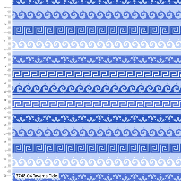 Grecian Blues Victoria Louise Design 100% Cotton Fabric