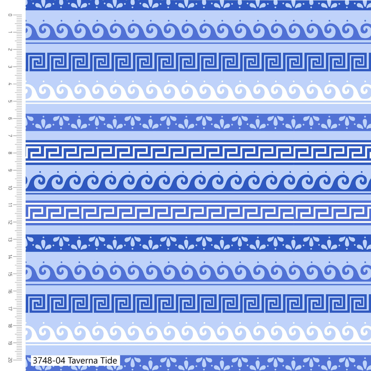 Grecian Blues Victoria Louise Design 100% Cotton Fabric