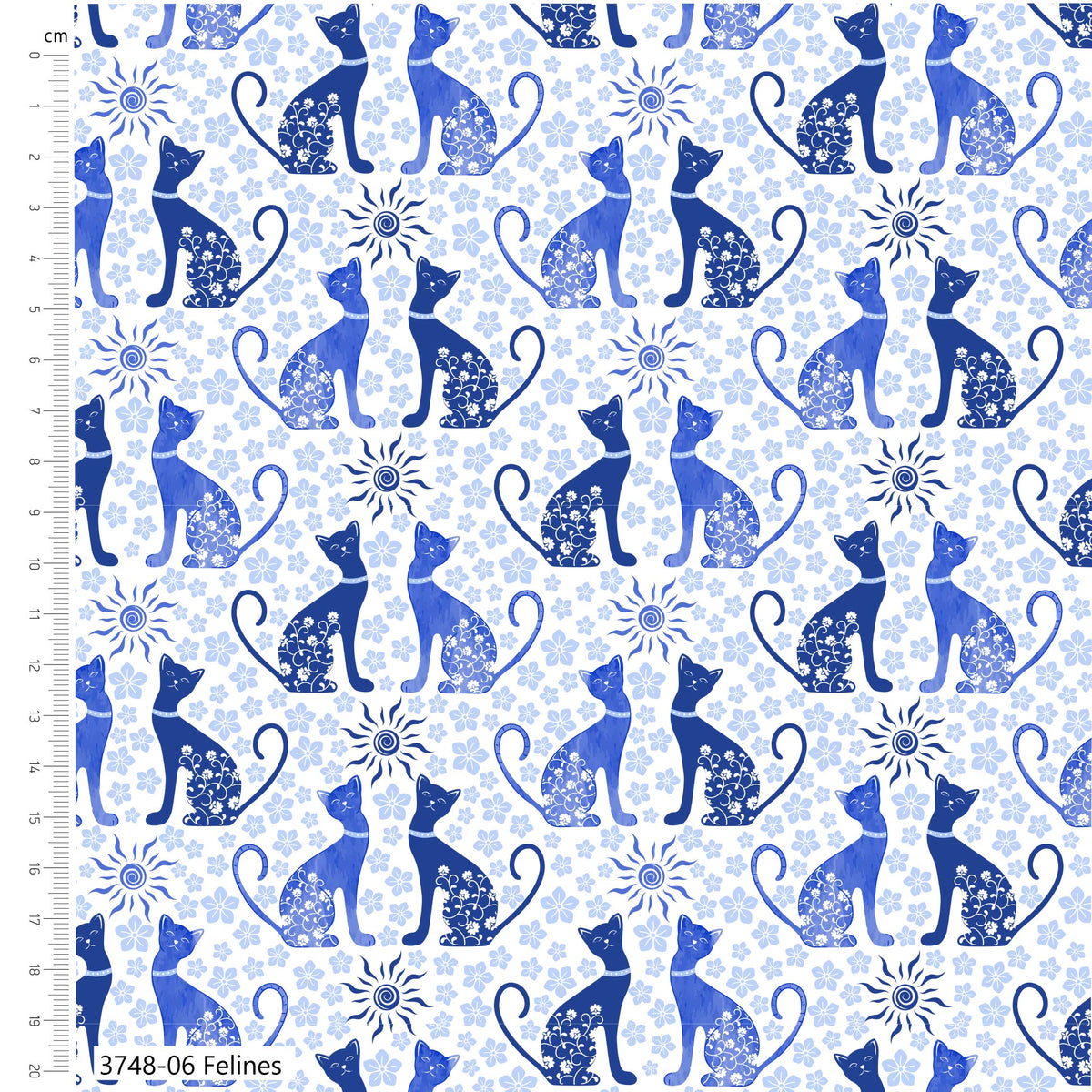 Grecian Blues Victoria Louise Design 100% Cotton Fabric