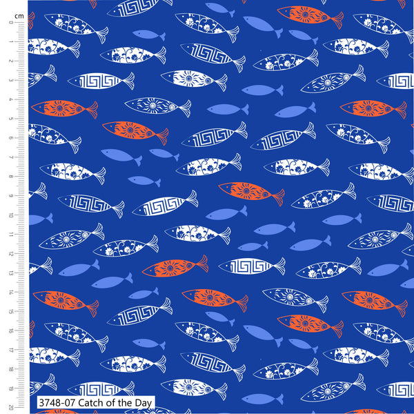 Grecian Blues Victoria Louise Design 100% Cotton Fabric