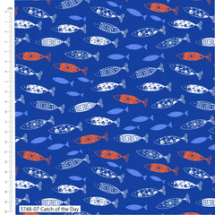 Craft Cotton Co. „The Sky Above“ Salbeigrün, 100 % Baumwolle, 110 cm breit, digital bedruckter Stoff zum Basteln, Quilten, für die Heimdekoration und Kinderbasteln