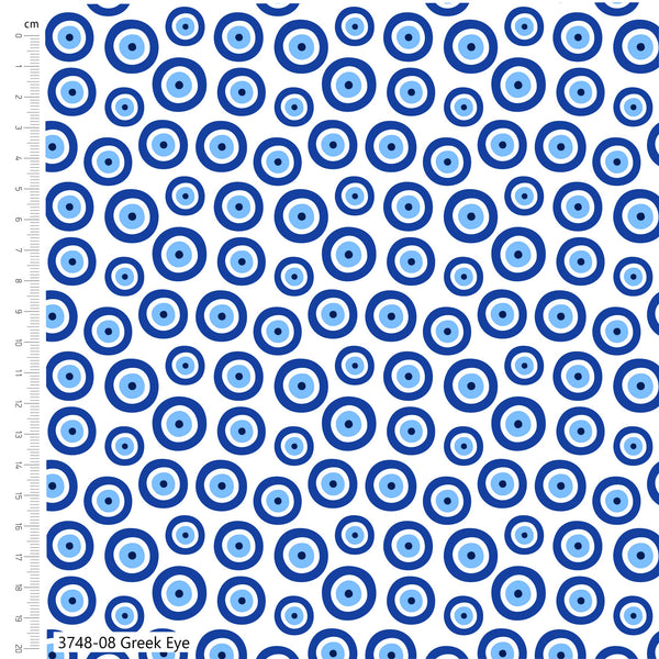 Grecian Blues Victoria Louise Design 100% Cotton Fabric