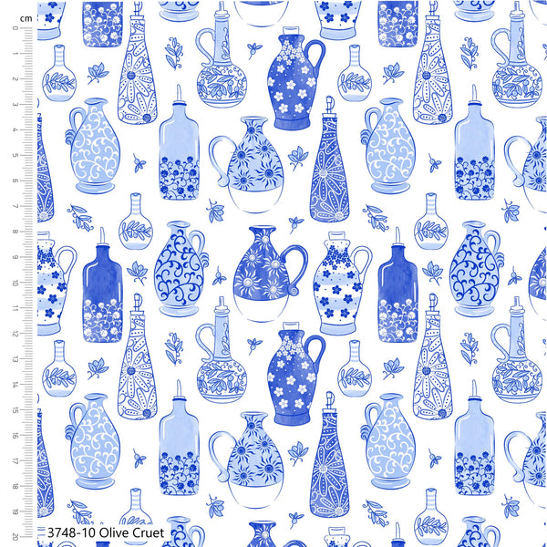 Grecian Blues Victoria Louise Design 100% Cotton Fabric